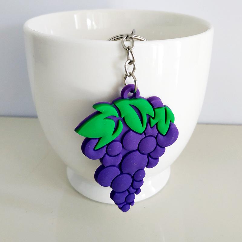 Creative Fruit PVC Soft Rubber Keychain Pendant - Small Gift