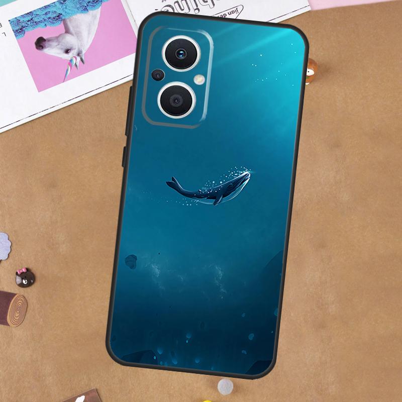 Blue Whale For OPPO Reno 13F 11F 12F 14F 10 11 12 13 14 Pro 8T 7 8 Lite OPPO Find X9 X8 X6 X5 Pro Case