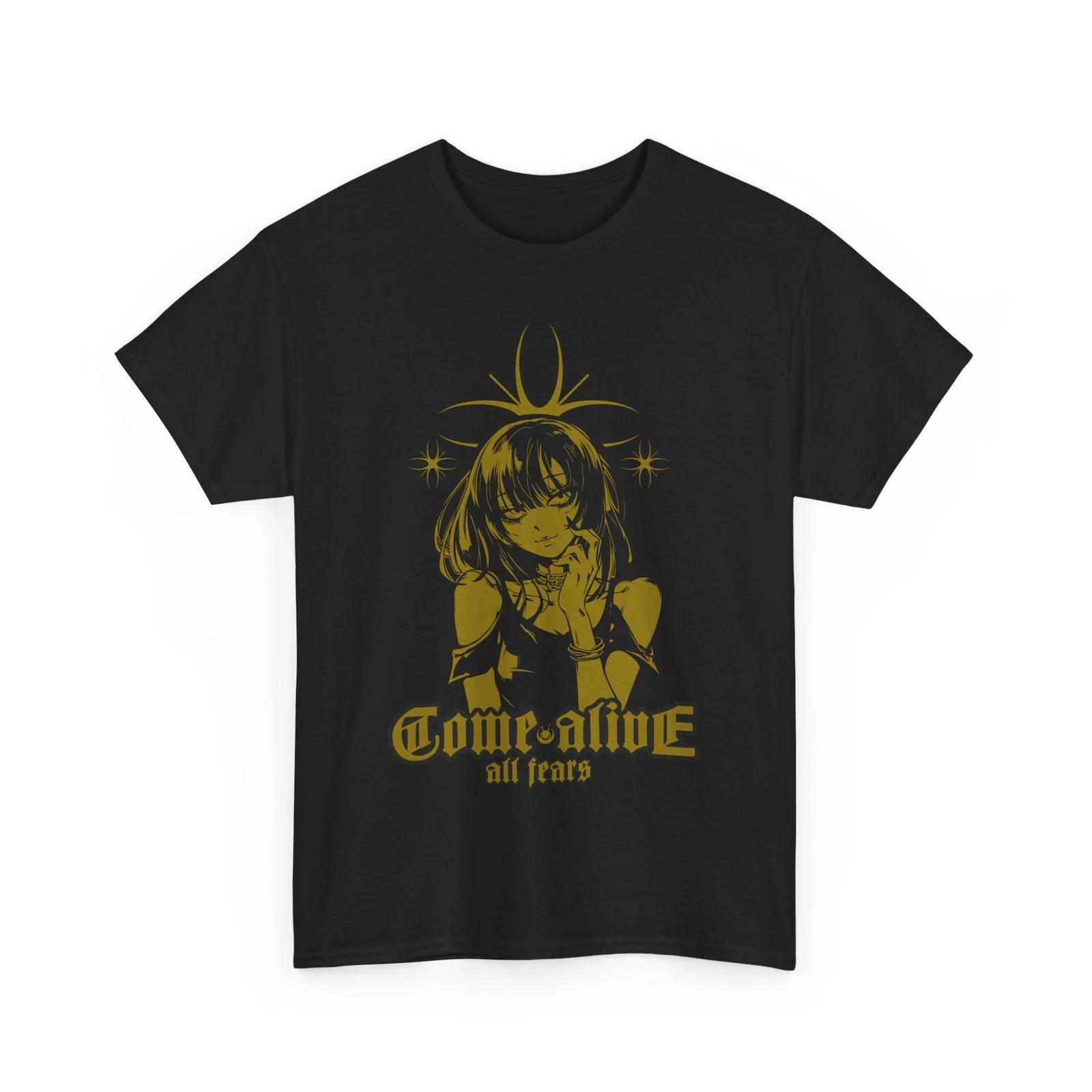 Otaku Inspired Shirt | Anime Graphic Tee | Cool Manga Art Style - Come alive tee 3XL