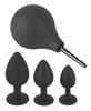 Black Velvets - 4-Piece Anal Shower Set