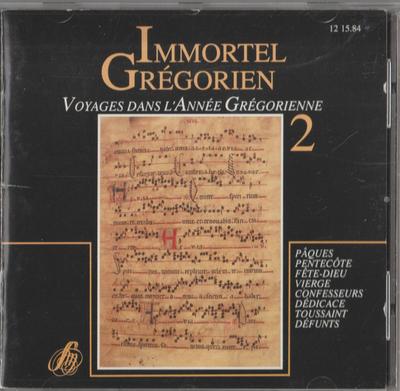 CD VARIOUS - Immortel Gregorien 2  121584 Studio SM 1988 France Soul/Funk Used