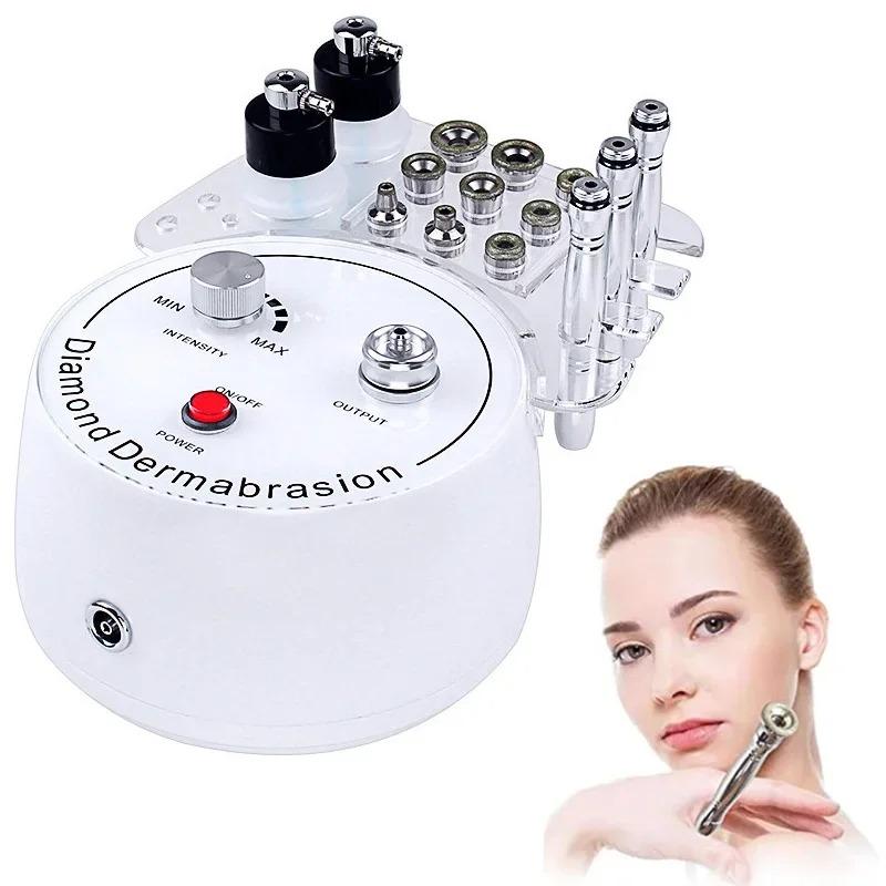 NEW 3 In 1 Diamond Microdermabrasion Beauty Machine Vacuum Suction Tool Water Spray Facial Moisten Face Exfoliate Skin Peeling