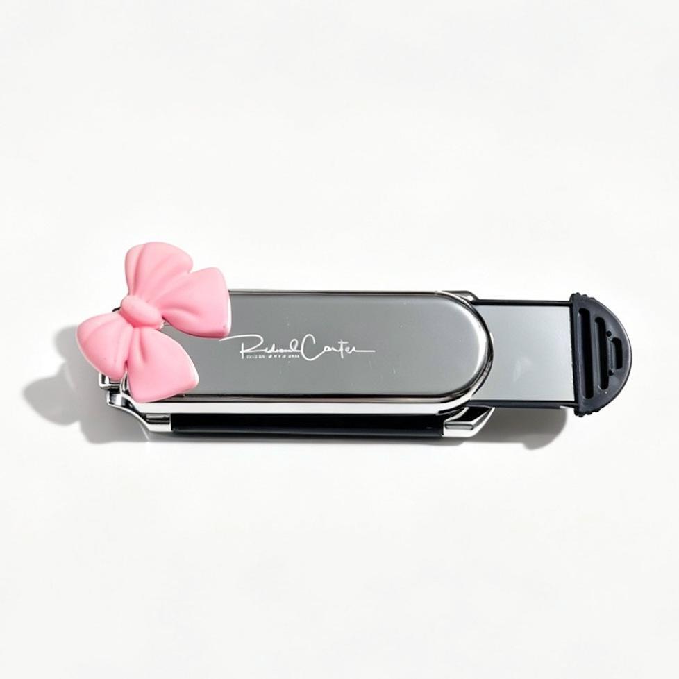 Portable Folding Airbag Cushion Comb with Mirror - Massage & Hairdressing Tool