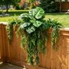 Real Touch Artificial Persian Fern Leafs UV Resistant Fake Trailing Greenery  Outdoor Garden