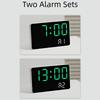 Temperature Humidity LED Electronic Clock with Large Screen for Wall or Table