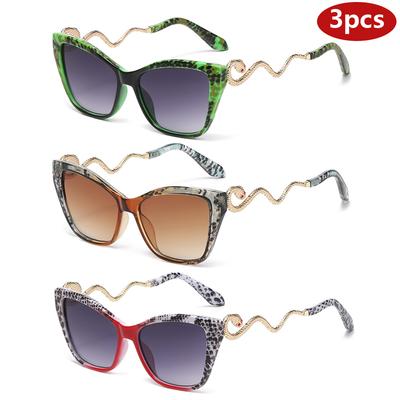 1/3pcs Retro Cat Eye Sunglasses Women Large Frame Gradient Fashion Brand Sun Glasses Punk Unisex Stylish Shades UV400 Eyewear
