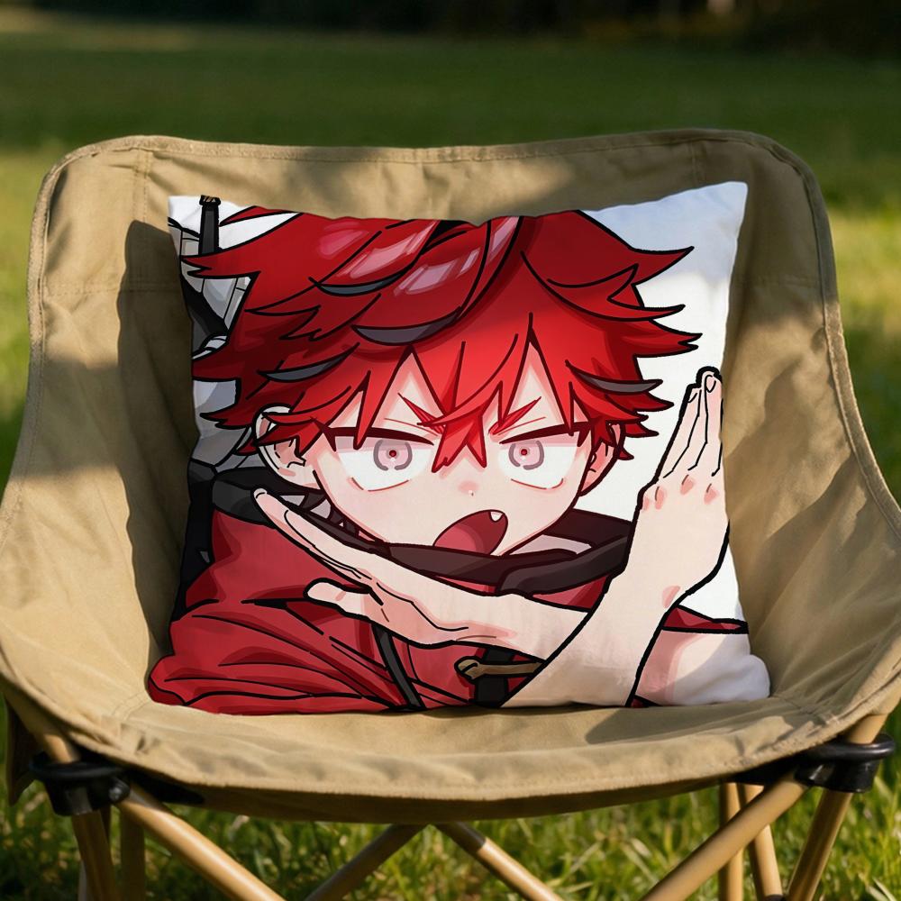 Manga GGokurakugai Cushion Cover Soft Reversible Durable Pillow Cover MultiScene Use for Home Car Daily Comfort