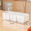 Kitchen Fruits Vegetables Storage Box Fridge Ginger Scallion Onion Fresh-keeping Container Food Drain Crisper Organizer