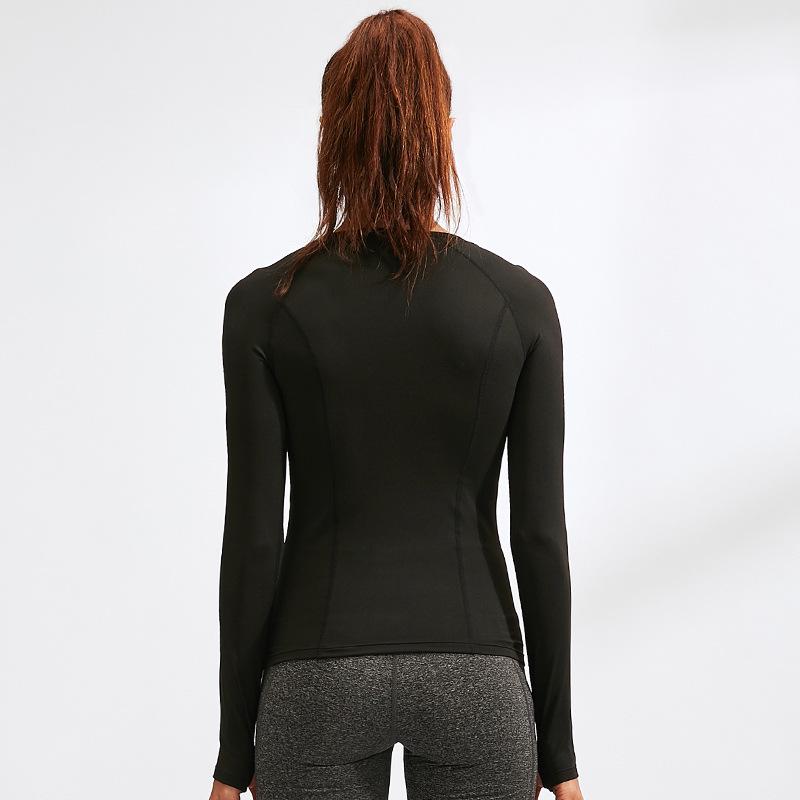 Women's Quick-Dry Velvet PRO Tight Fit Long Sleeve Running Shirt 5021
