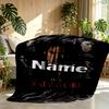 Coperta Personalizzata con Nome Damon Salvatore, Decorazione per la Casa, Camera da Letto, Divano, Campeggio, Divano, Regali per Compleanno Natale