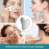 Stainless Steel Gua Sha Ice Face Roller Kit 3PCS Beauty Cooling Facial Tool For Lifting Puffiness Reduction Skin Care