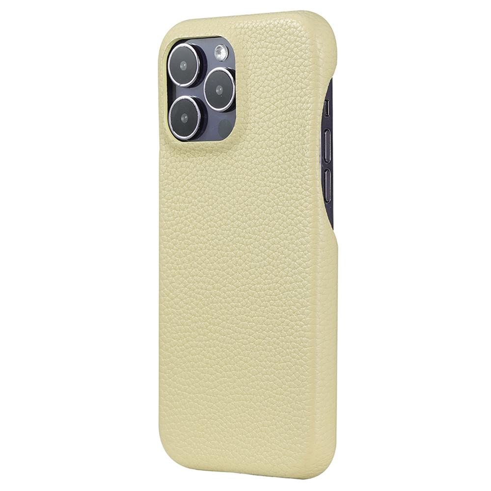 For iPhone 15 Pro Case Litchi Texture PU Leather PET Phone Back Cover