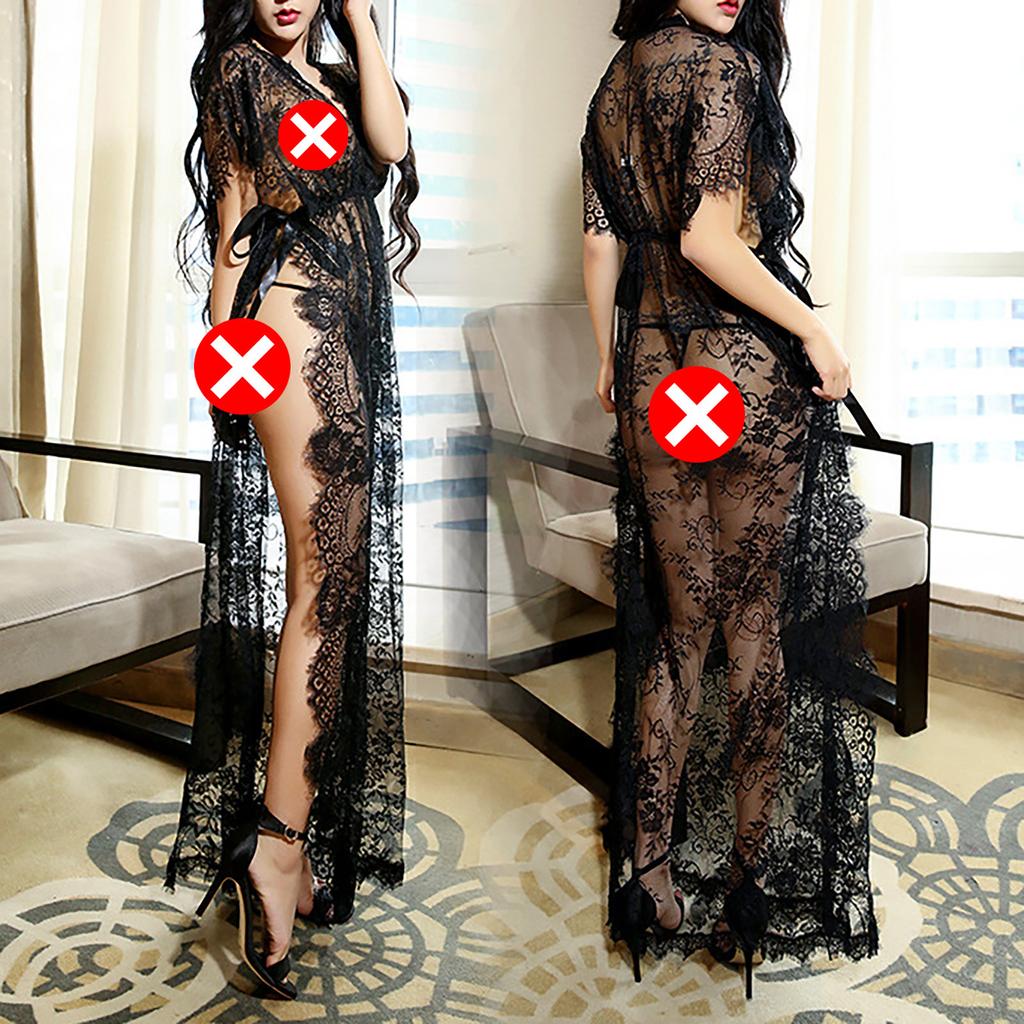Women Sexy Lingerie Sleepwear Lace G String Dress Underwear Babydoll Nightwear