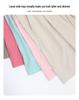 Women's High Waist Ice Silk Wide-Leg Shorts - Summer Casual, Slimming, Loose Fit, Mid-Length