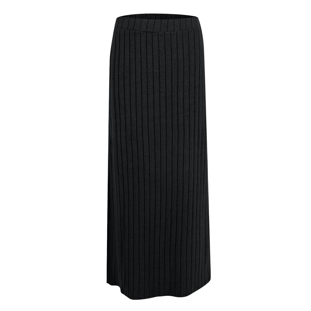 Summer New High Waisted Side Slit Slim Knit Skirt For Women's Pants