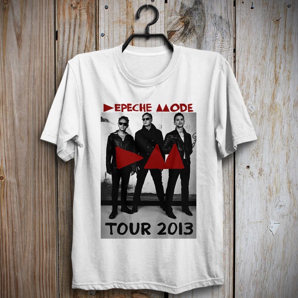 Depeche Mode Tour 2013 Vintage Retro TShirt Martin Gore Dave Gahan Andy Fletcher XXL
