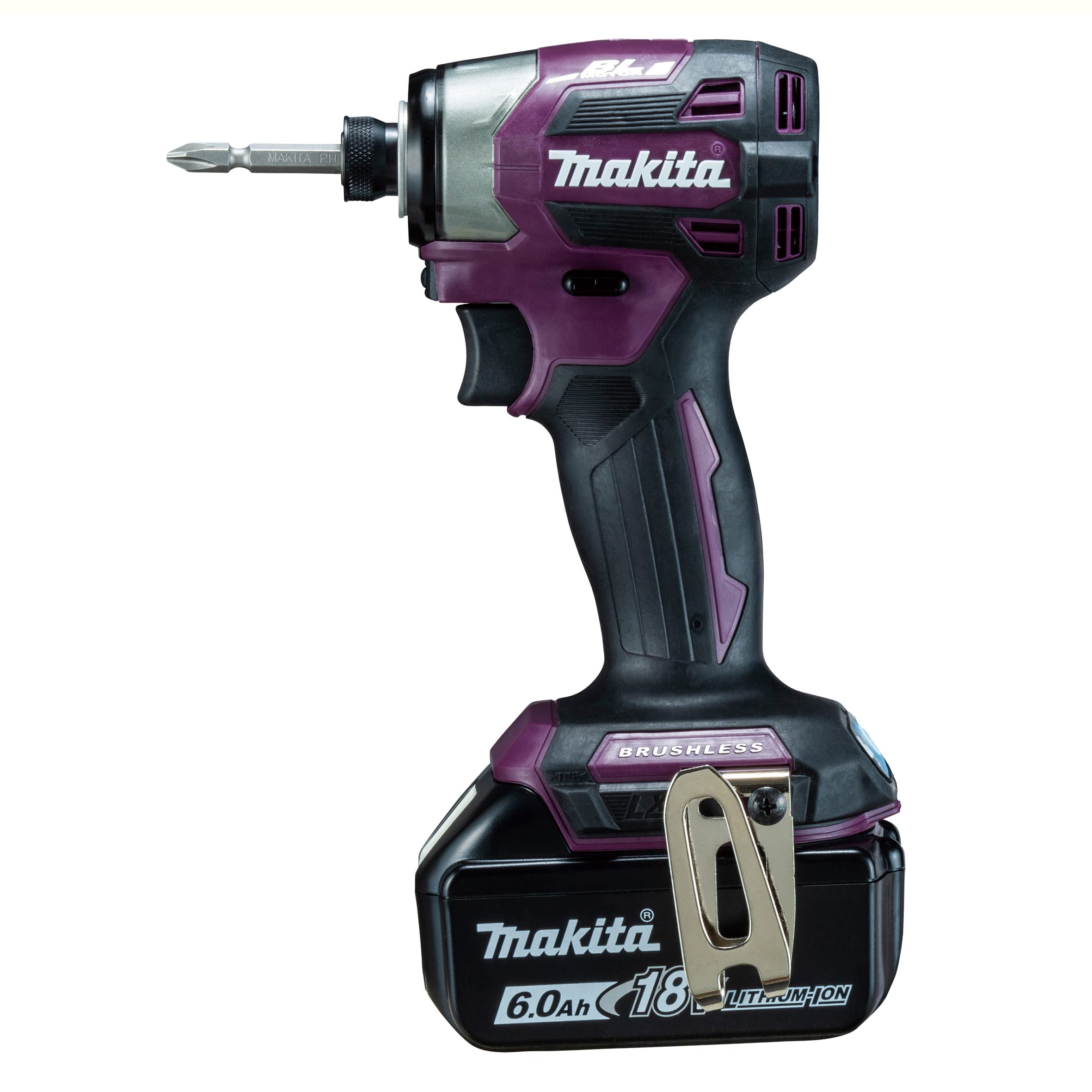 

Акумуляторна ударна шуруповерт Makita 18V6Ah 2 батареї та зарядний пристрій у футлярі продаються окремо TD173DXAP в комплекті,
