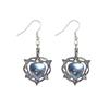 Love Heart Shape Crystal Pendant Loose Beads for DIY Jewelry Making Supplies