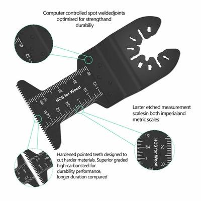 Lâmina de Serra Multi Ferramenta Oscilante de Troca Rápida Para Fein Black&Decker Bosch Chicago Roybi Milwaukee Makita Craftsman Dewalt