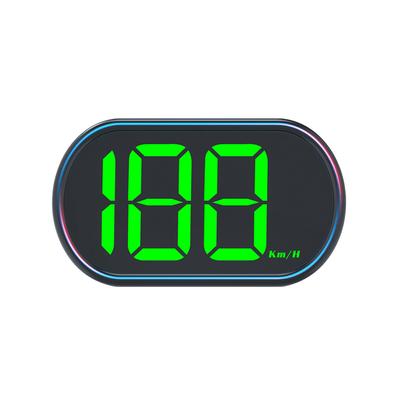 Weiß Grün Licht Anzeige Tachometer GPS HUD X2 HUD USB Stecker Digitales Auto Head-Up Display KMH MPH Geschwindigkeitsmesser Große Schrift