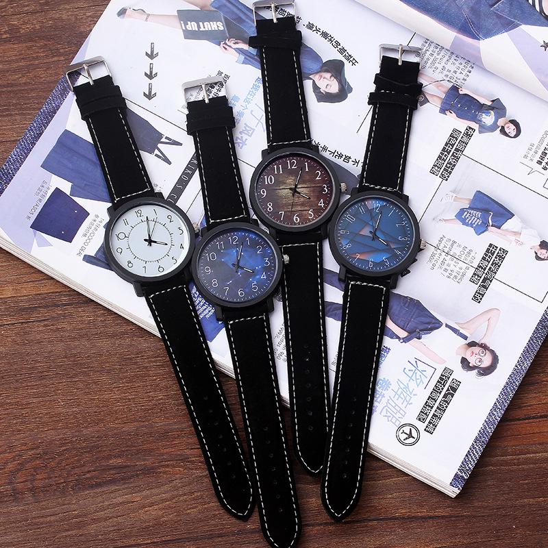 Korean Style Women's Starry Sky Quartz Watch - Casual & Trendy for Students