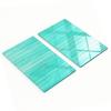 Glass Kitchen Serving Boards with Graphics Green Boards 2x30x52 Cm