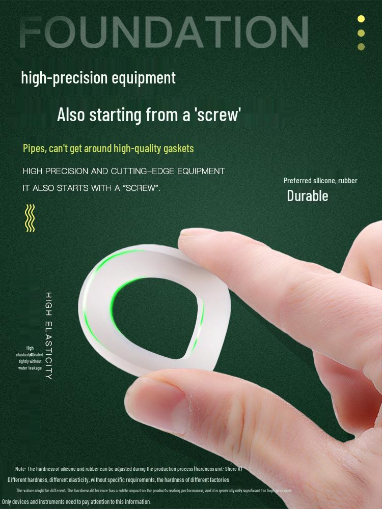 Black Rubber Silicone Waterproof Gasket Seal Washer for Water Heater & Shower - Nitrile Thickened, 4-6 Minutes