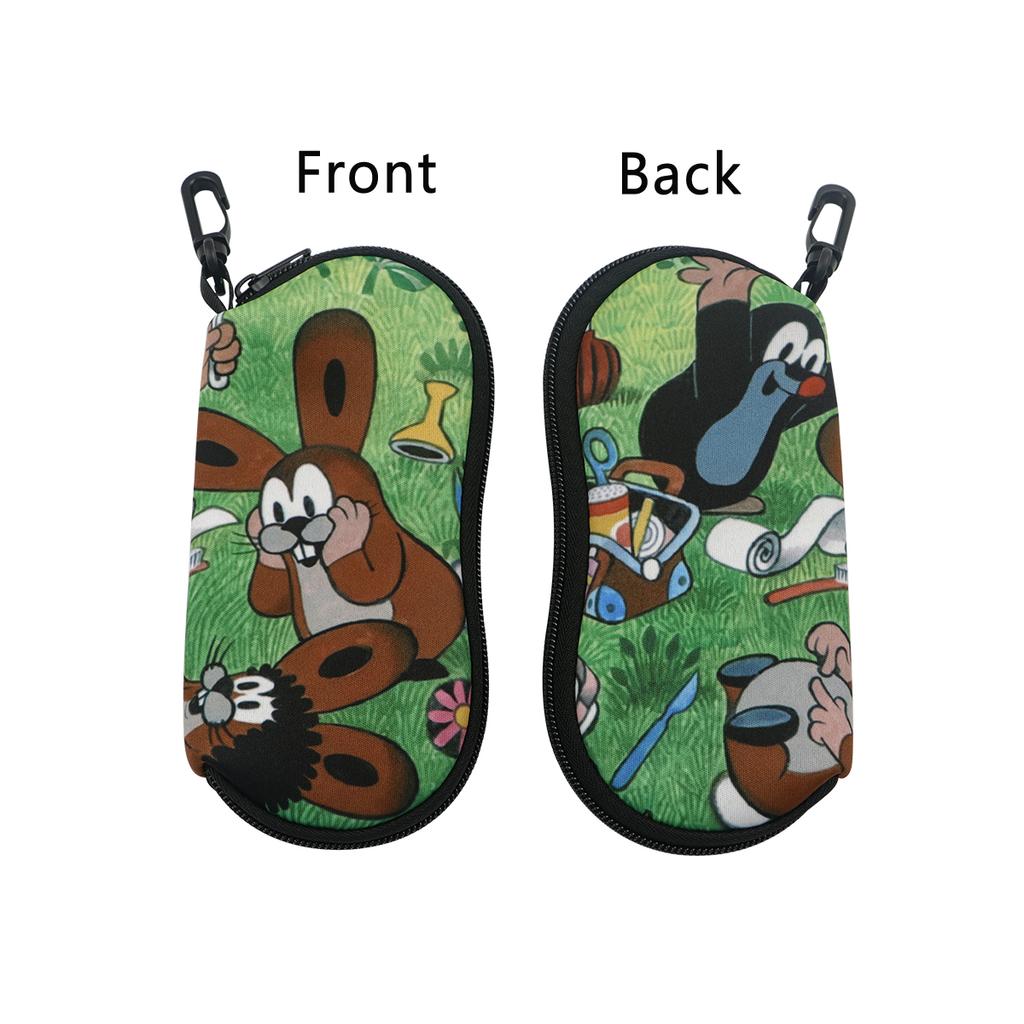 Cute Cat Rabbit Glasses Bag Portable Soft Case Reading Eyewear Case Fashion Storage Box Zipper Holder Sunglasses Box