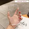 iPhone 15 Drop-Proof Transparent Acrylic Case with Large Hole Compatibility for iPhone 12, 14, 16, and 17