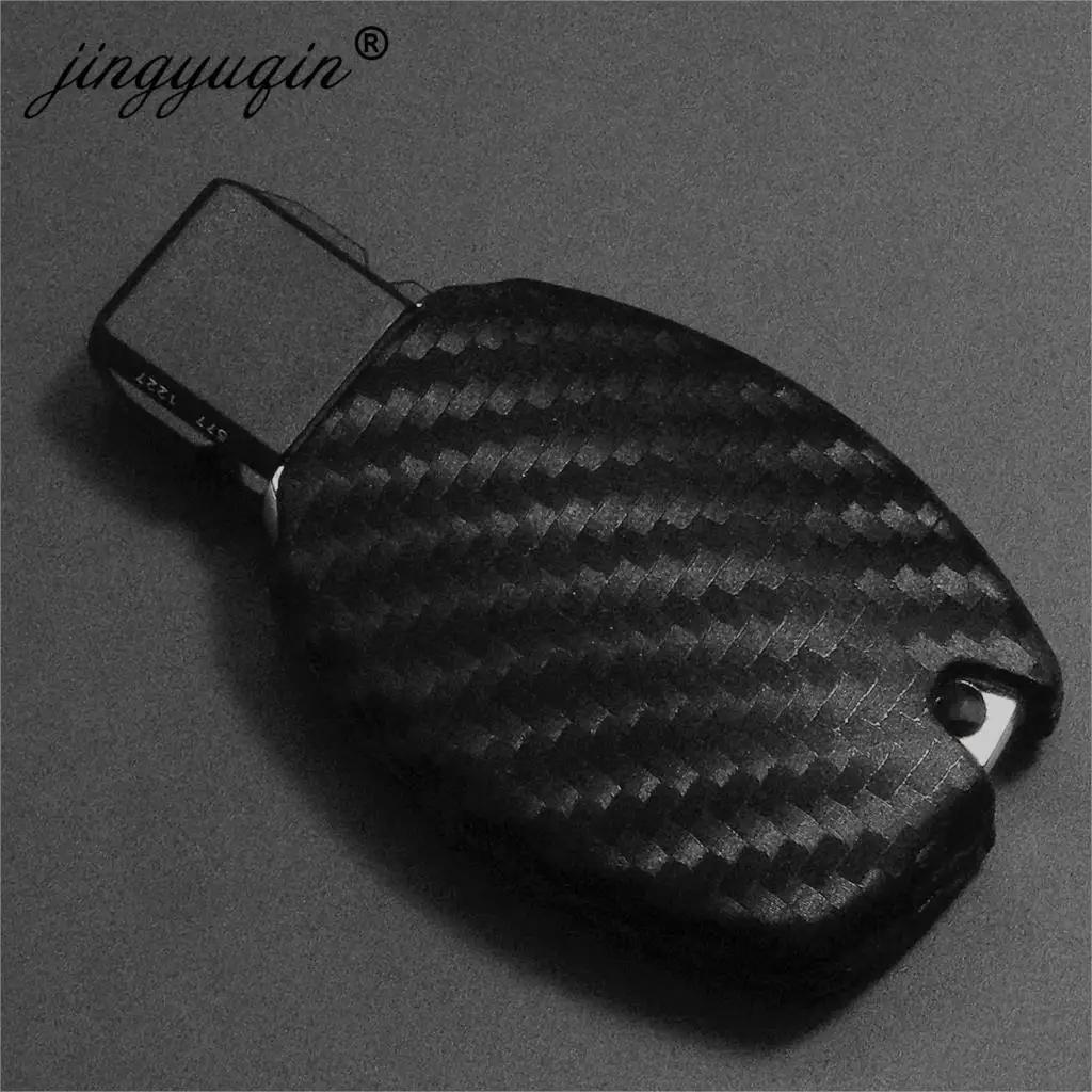 Carbon Men Car Key Bag Case For Mercedes Benz BGA AMG W203 W210 W211 W124 W202 W204 W205 W212 W176 Silicone Cover