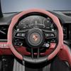 Suitable for Porsche Premium Suede Snap-On Steering Wheel Cover, Non-Slip Durable for Cayenne 996 Macan 957 Volante Boxster 986