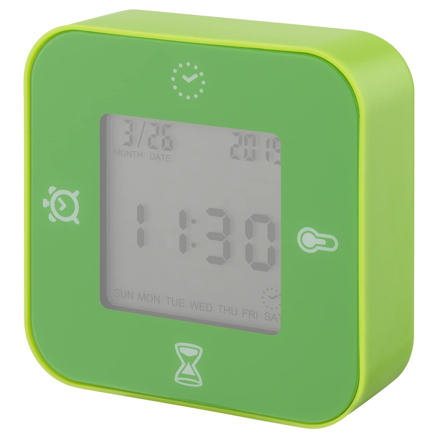 

Green IKEA/IKEA KLOCKIS Clock/Thermometer/Alarm/Timer (104.699.59)