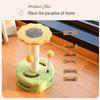 Cat Tree with Sisal Scratching Post and Turntable