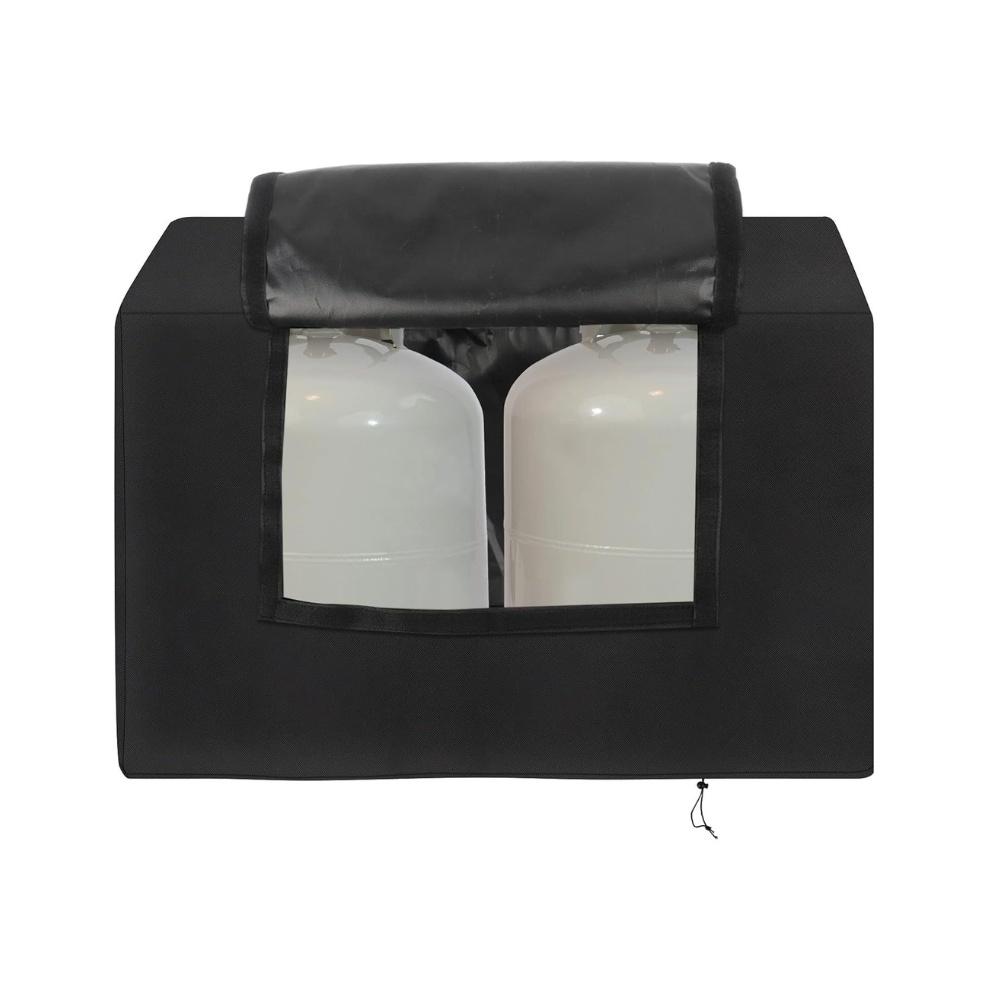 RV Propane Tank Cover 20lb Waterproof 600D Oxford Fabric Replacement For Camper Trailer RV Outdoor Storage Bag Protective Case