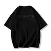 Large Size Summer Pure Cotton White Short-sleeved T-shirt Women's New American Front Shoulder Niche Design Half-sleeved Top