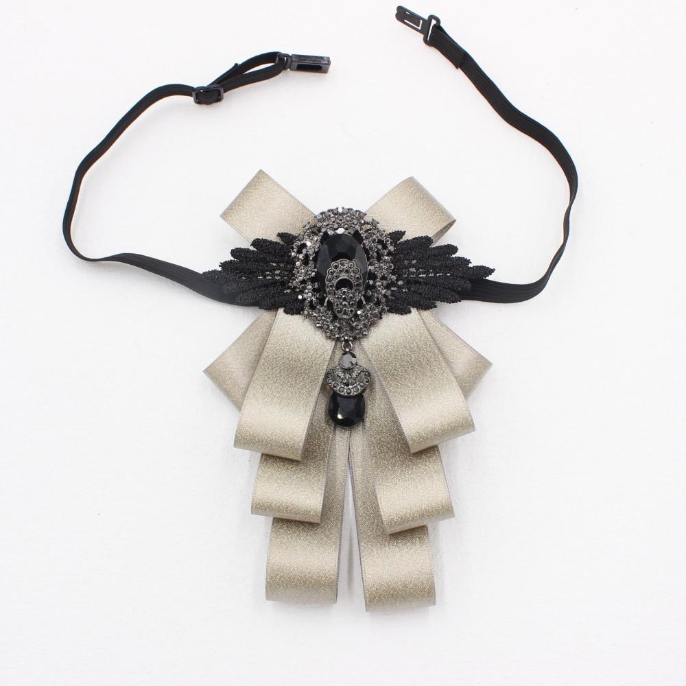 European American Style Men's Wedding Formal Wear Bow Tie with Shirt Lapel Flower Accessories - TS296