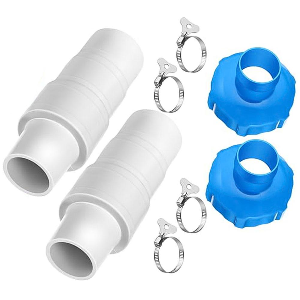 

Pool Hose Adapter Kit With 11238 B Adaptors For 1-1/4 1-1/2 Inch Hoses Clamps Connectors Set For Ground Pool Pumps China Mainland