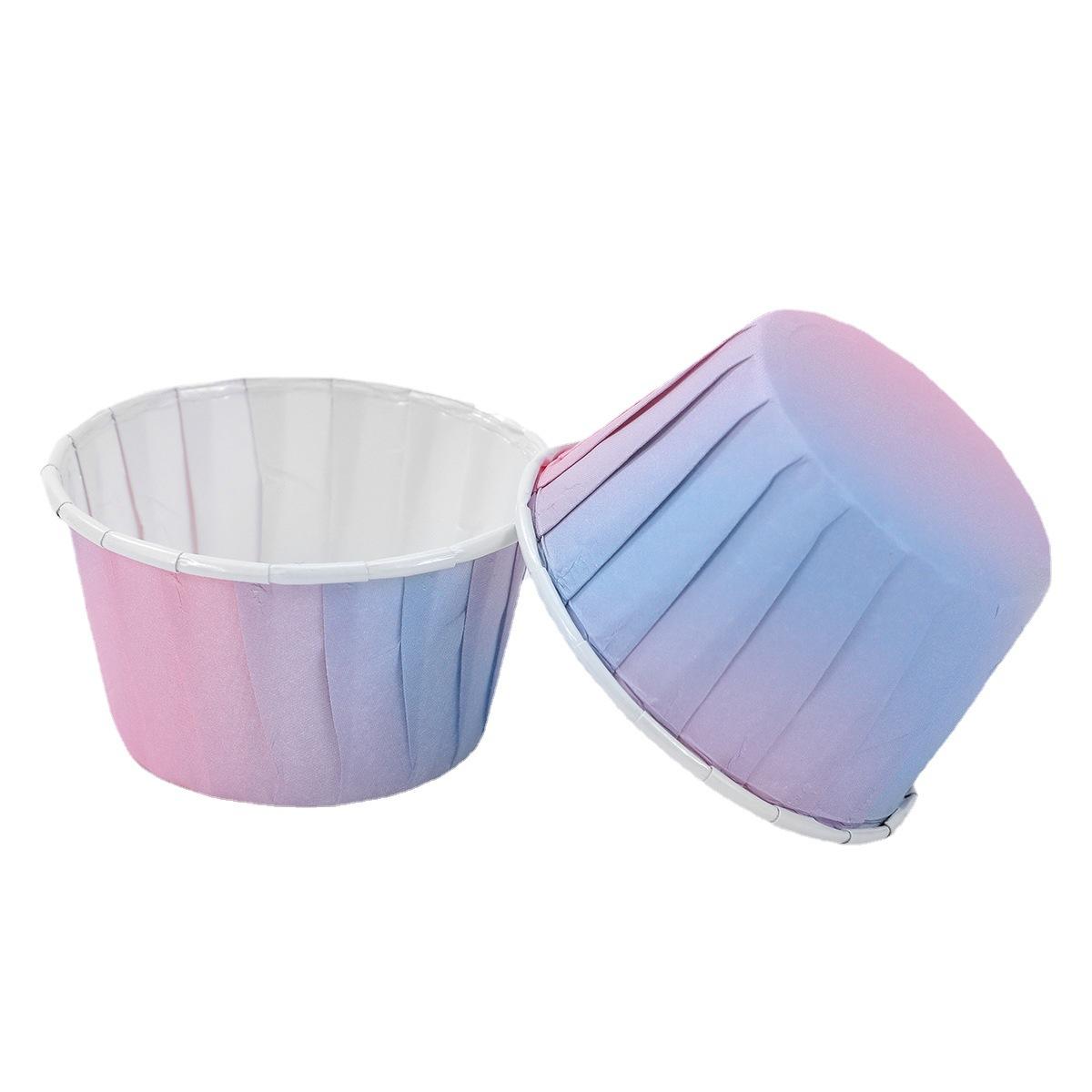 

10/20/30pcs Gradient Cupcake Liner Baking Cup Cake Cups Mold Muffin Cupcake Paper Cup For Wedding Birthday Party Baking decor 10pcs