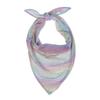 Y2K Metallic Triangle Bandana, High Gloss Punk Head Scarf for Women