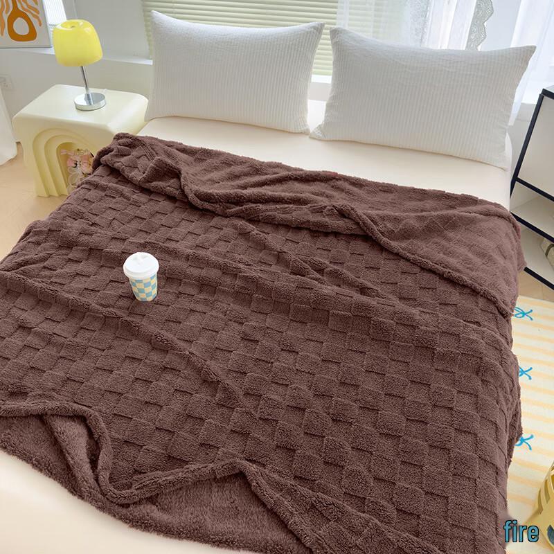 

LISM All-Season Small Plaid Flannel Blanket