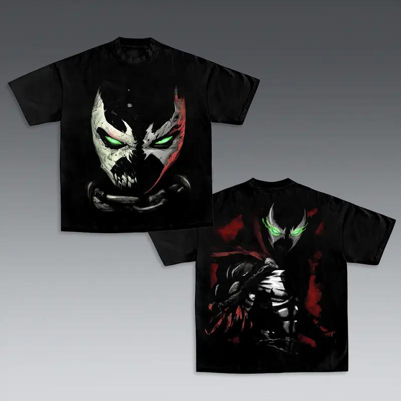 Футболка Spawn V3, Пиратская футболка, Классический фильм, Футболка для любителей старых фильмов, Унисекс футболка M