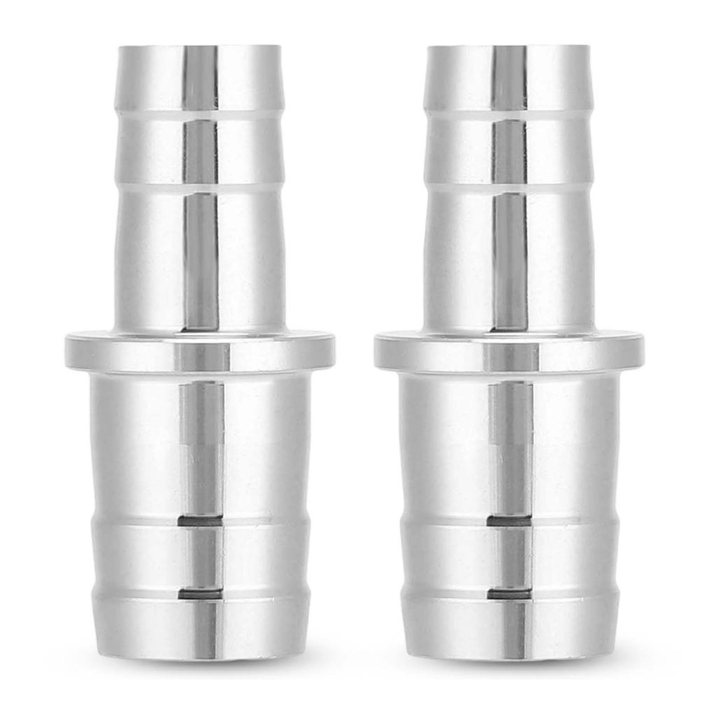 2PCS Stainless Steel Water Pipe Adapter 12mm to 16mm Fittings Joint Connector for Fish Tank