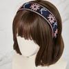 MAIA Flower Jacquard Hairband - Minja-type Pink