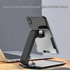 Multi-Functional Aluminum Desktop Phone & Tablet Stand with Foldable Metal Base