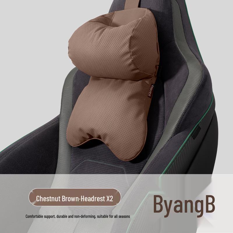 BYD Car Neck and Lumbar Support Pillow - Fits Qinplus, Songpro, Seagull, Seal, Han
