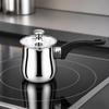 Turkish Coffee Pot with Lid Polished Compact for Home Kitchen
