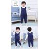 Baby Kinder Verdickte Fleece Latzhose Offener Schritt Winter Baumwolle Gepolsterte Hose Für Jungen Mädchen