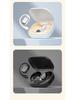 Bluetooth Clip-On Earbuds with Voice Control, Long Battery Life, and Alloy Shell for Comfortable Wear