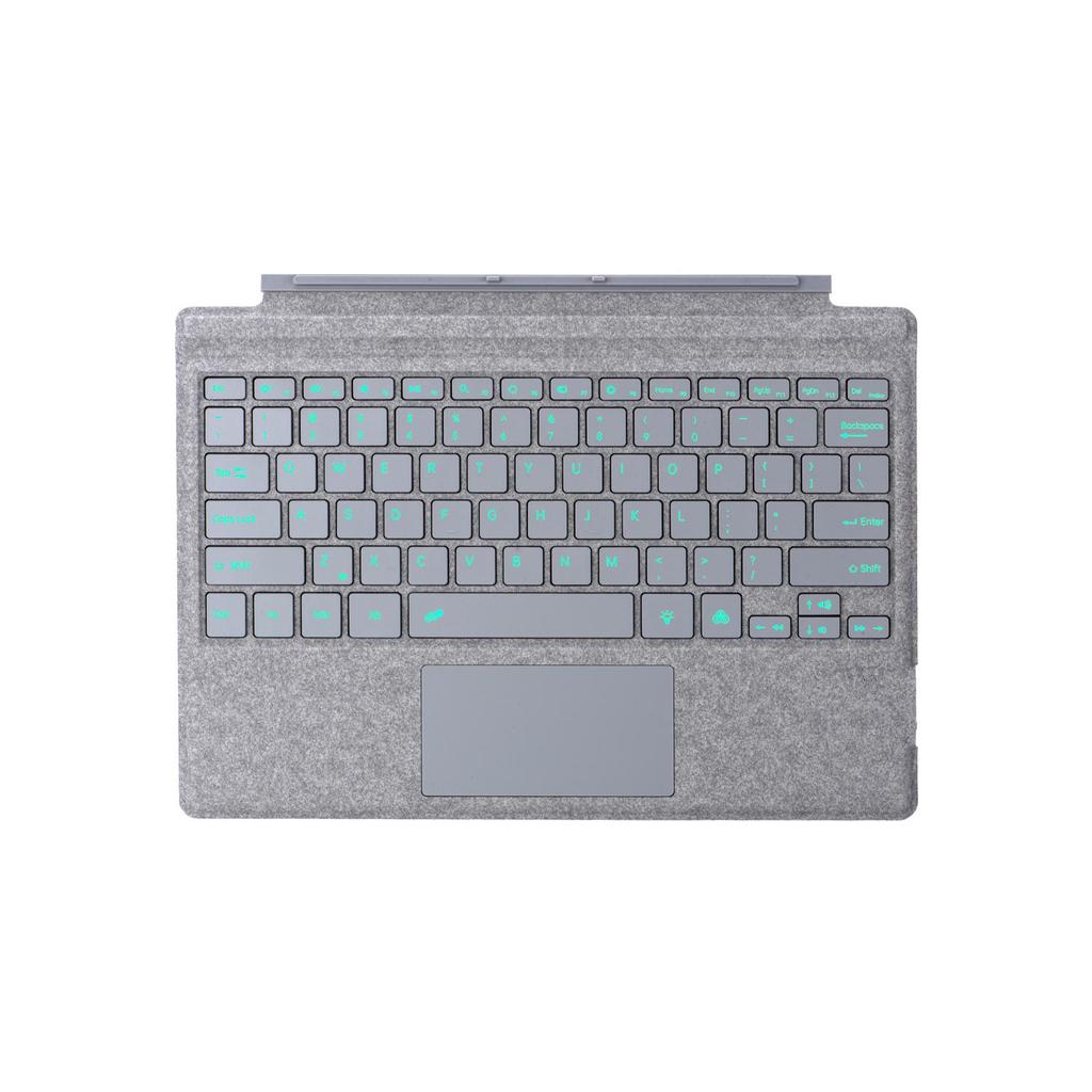Surface Pro 10/11 Hintergrundbeleuchtete Bluetooth-Tastaturhülle mit Stifthalterung und magnetischer Befestigung
