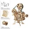 ROKR 3D Wooden Puzzle for Adults-Vitascope Model Building Kit-Wooden Vintage Projector Craft for Adults